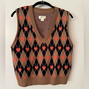 Maeve by Anthropologie sweater vest petite large
